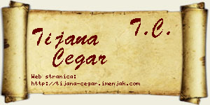 Tijana Čegar vizit kartica